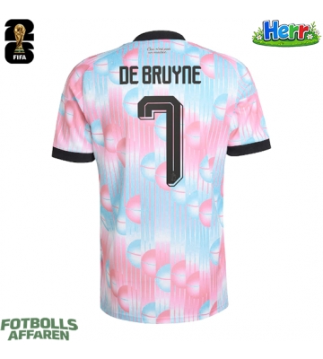 Belgien Kevin De Bruyne #7 Bortatröja VM 2026 Kortärmad